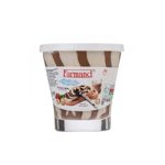 شکلات صبحانه شیشه ای دو رنگ فرمند